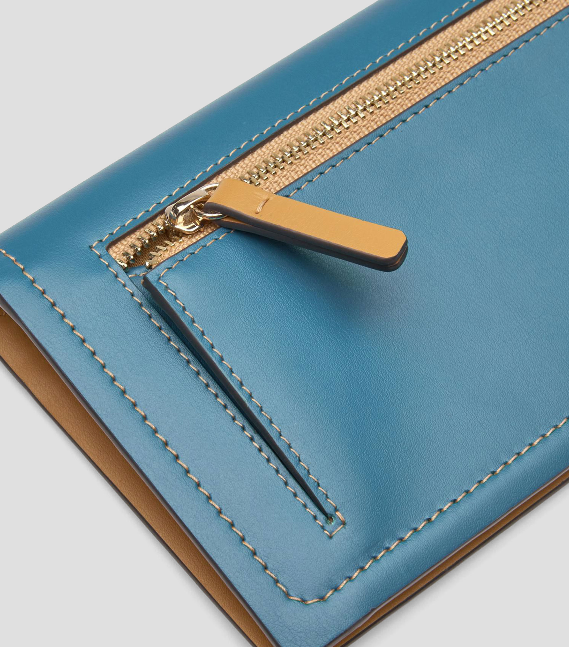 Cartera en piel bovina lisa Mujer